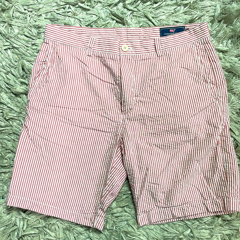Mens VV seersucker shorts size 33